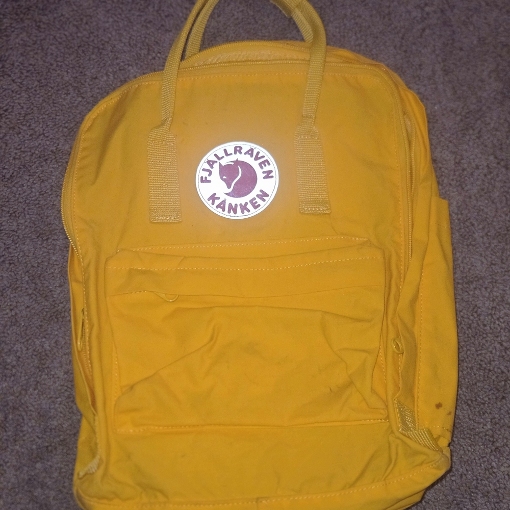 Kånken Yellow Backpack